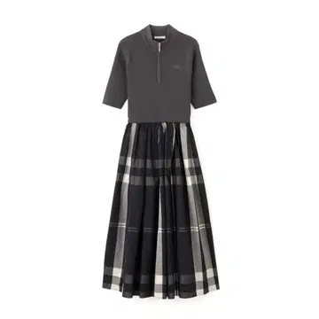 JILL by JILLSTUART 하프 지퍼 니트 도킹 원피스