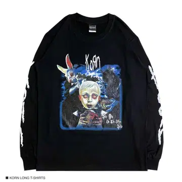 KORN 콘 XL 긴팔 롱 T셔츠 밴드T셔츠 티셔츠