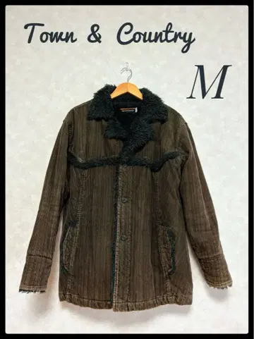 타운앤컨트리 코듀로이 보아 자켓 브라운 M