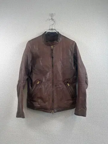 BEAMS LIGHTS (빔즈 라이츠) 브라운 가죽 자켓