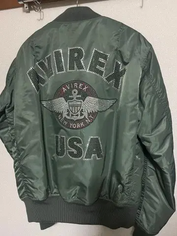 [ 한정판 모델 ] AVIREX 스와로브스키 MA-1