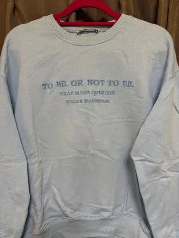 ZARA 셰익스피어 프린트 트레이닝복 스카이블루