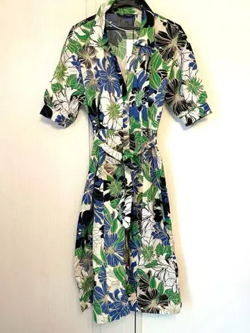 Zara 꽃무늬 셔츠 원피스 XL