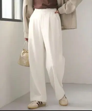 그린 라벨 릴랙싱 올마이 기모 와이드 팬츠