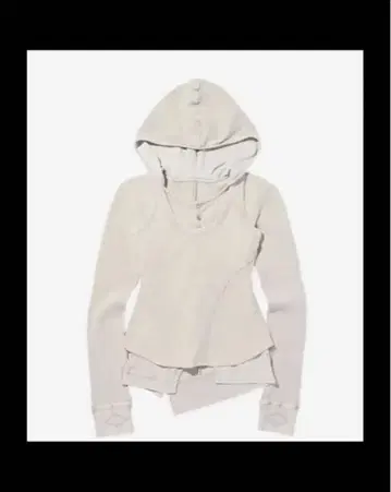 mischief layered waffle hoodie set