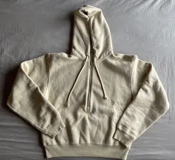 AURALEE 오라리 하프 지퍼 후드티 맨투맨 후디