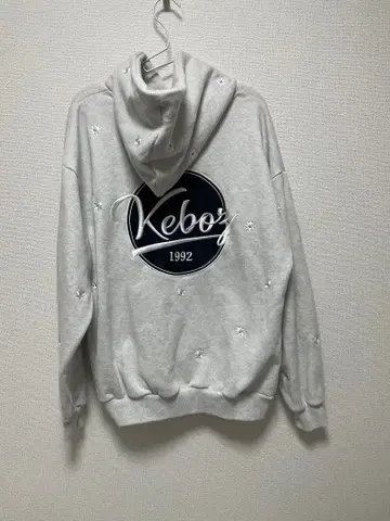 Keboz 닉 기어 콜라보 후드티 그레이