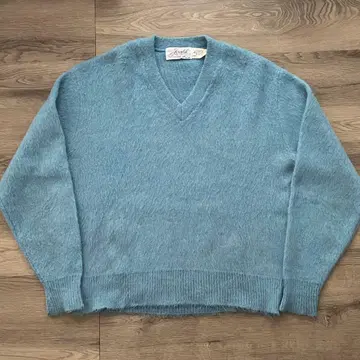 60s 빈티지 모헤어 스웨터 브이넥