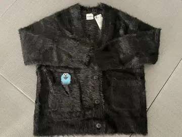 퍼펫 순순 GU 오버 사이즈 가디건 S 블랙