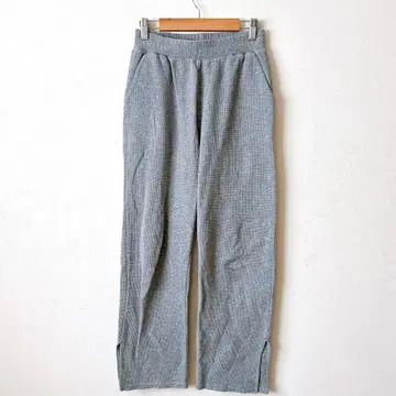 드림인더크레이들 이지 팬츠 면 혼방 그레이 M 허리밴딩 끈