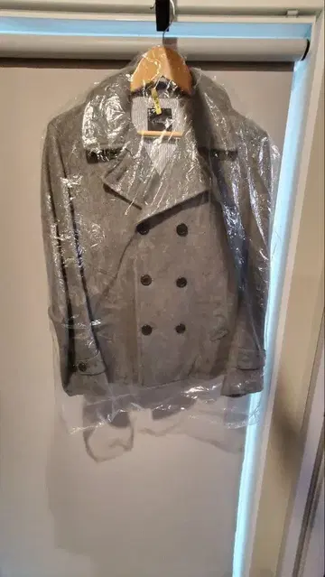 그레이 울 피 코트