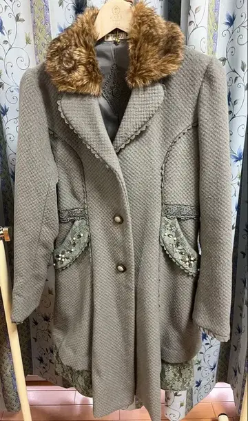 axes femme 그레이 롱 코트 2014년