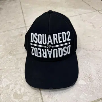 DSQUARED2 25주년 기념 블랙 캡
