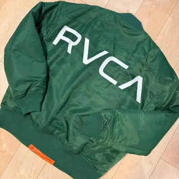 RVCA 다크 그린 플라이트 자켓