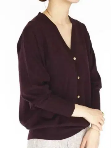 IENA ALBA 가디건 V넥