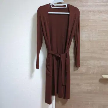 BOSCH 브라운 롱 가디건