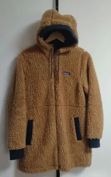 patagonia 더스티 메사 후드티 후드 부착 보아 자켓 브라운