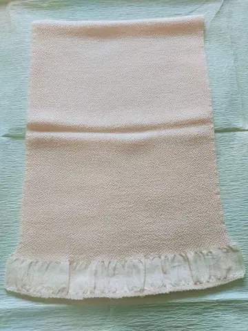 크레이프 원단 오비 장식 천 벚꽃색 연한 옅은 핑크 미사용