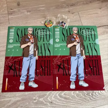 미사용 새상품 사카모토 데이즈 쿠라스시 클리어 파일 마그넷 러버 참