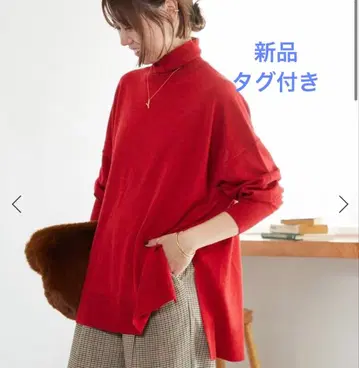 새상품 저널 스탠다드 리룸 BiellaYarn 와이드 터틀넥