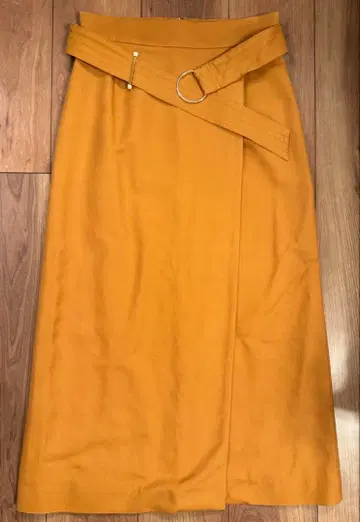 B ability 벨트 포함 타이트 스커트 36 머스타드 BOSCH