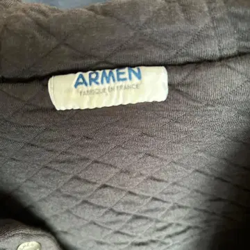 ARMEN 다크 네이비 퀼팅 코트 프랑스제