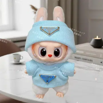 Labubu 라브부 봉제 인형 의류 2종 세트 17cm 봉제 인형 옷 활