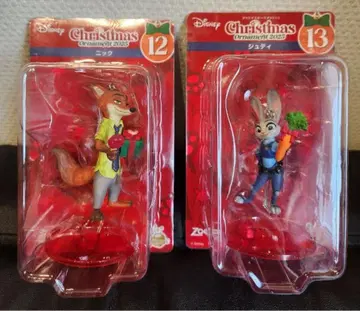 2025 디즈니 크리스마스 오너먼트 HAPPY 복권 닉&주디
