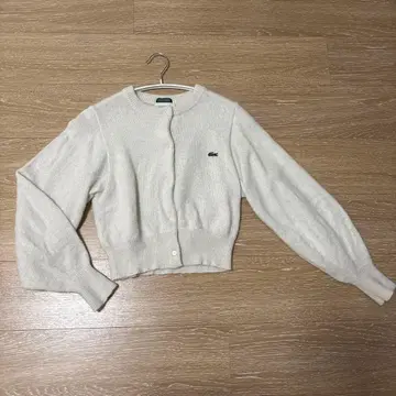 LACOSTE x SNIDEL 화이트 가디건 36