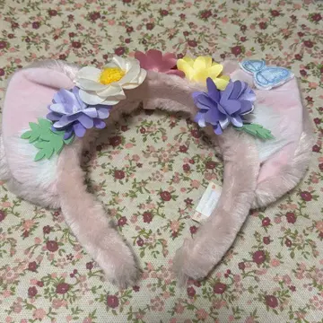 꽃 장식 리나벨 핑크 머리띠