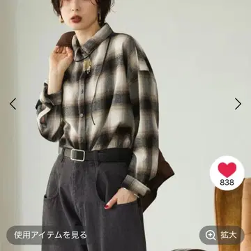 GEORGE'S  체크 셔츠