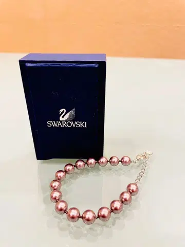스와로브스키 펄 팔찌 박스 포함 새상품급