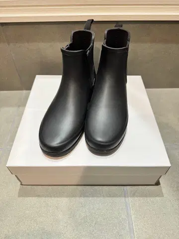 HUNTER 숏 레인부츠 미사용 새상품