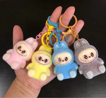 LABUBU 라부부 키링 백참 4개 세트