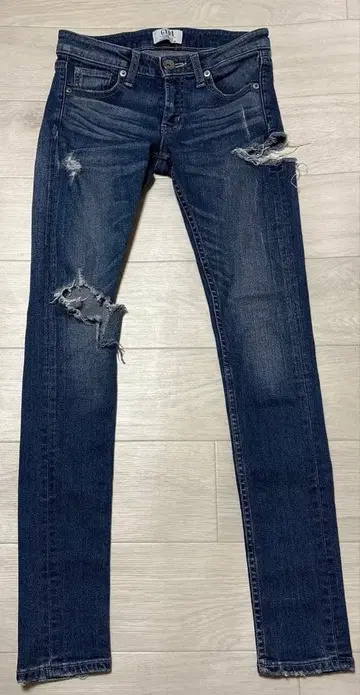 GYDA 제이 사이드립 스키니 데님