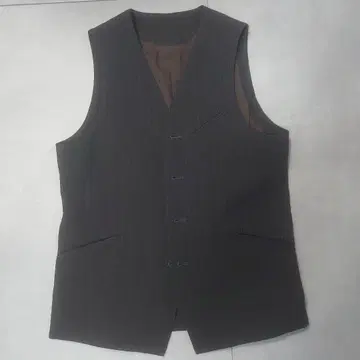 DEVOA 울 섀도우 스트라이프 베스트