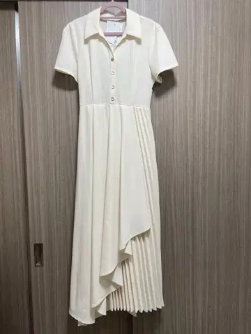 리랜드트루 아이보리 셔츠 원피스 반팔 새상품 사이즈 1