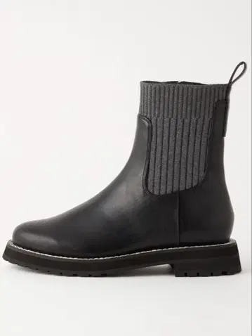 스트레치 숏부츠 (3cm 힐) 발수