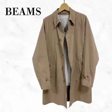 BEAMS 스텐카라 코트 베이지 계열 라이트 아우터 싱글 코트