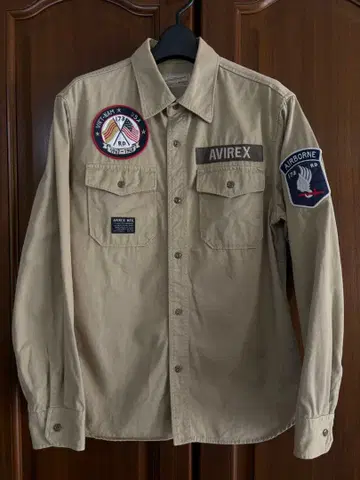 AVIREX 아비렉스 밀리터리 셔츠 사이즈 M