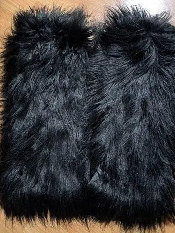 원스포 레그 워머 블랙 레어 헤이세이 갸루 갸루 퍼