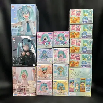 [ 미개봉 새상품 ] 하츠네 미쿠 피규어 세트 [ 무료배송 ]