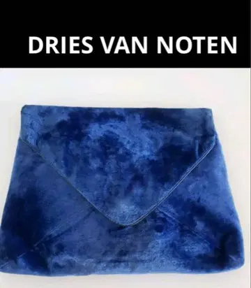 드리스반노튼 클러치백 블루