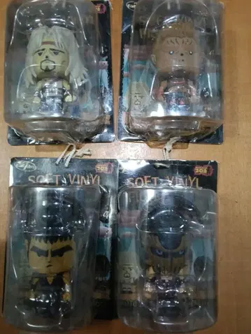 북두의 권 25주년 소프트 비닐 피규어 4체 세트