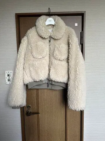 sac 보아 자켓 숏 기장