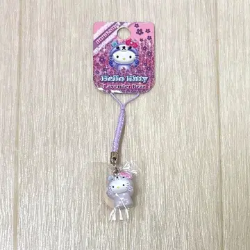 지역 한정 키티 홋카이도 라벤더 베어 끈 스트랩