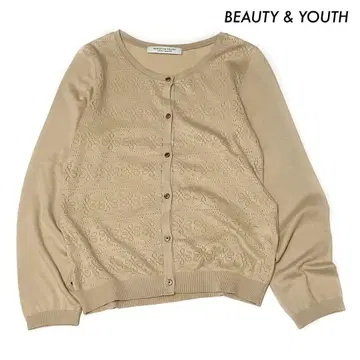 BEAUTY & YOUTH  긴팔 가디건 베이지