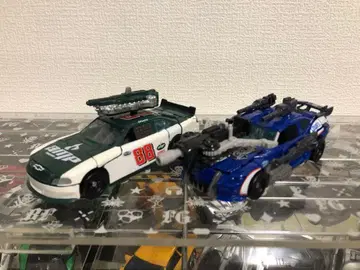 트랜스포머 무장 피규어 2대 세트 탑스핀 로드버스터