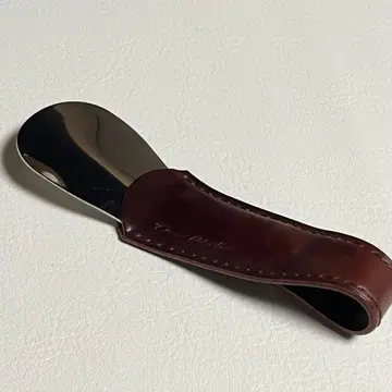 오일 글레이징 코도반 슈 혼 버건디 구두 주걱