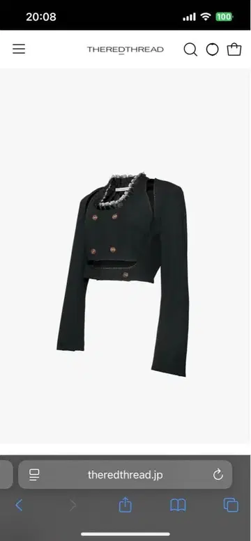 theredthread S lace trim suit ensemble